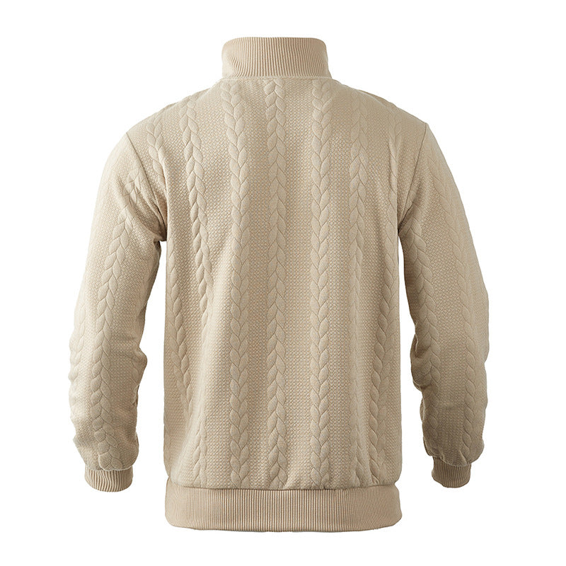 Pullover mit Viertelreißverschluss für Männer