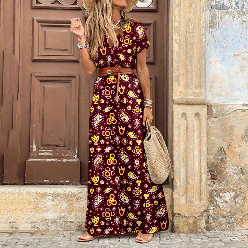 Luna® | Elegantes Bohemian Maxikleid
