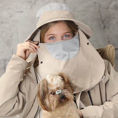 Heidi Mode | Vollabdeckung Gesicht Sonnenschutz Maske im Freien UV Eimer Hut