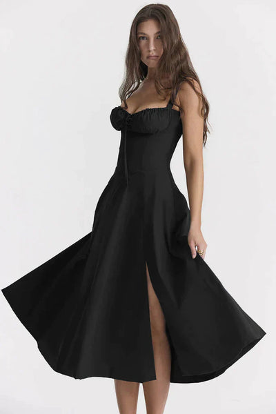 Midikleid ohne Ärmel Rosea