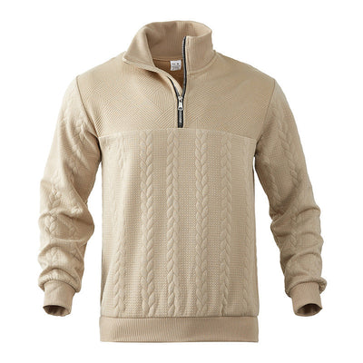 Pullover mit Viertelreißverschluss für Männer