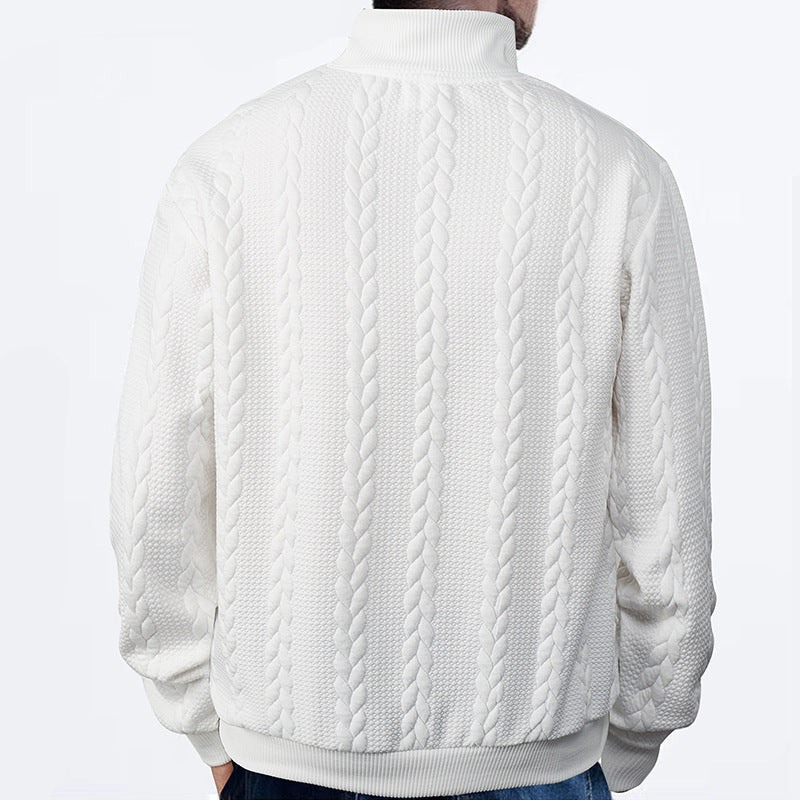 Pullover mit Viertelreißverschluss für Männer