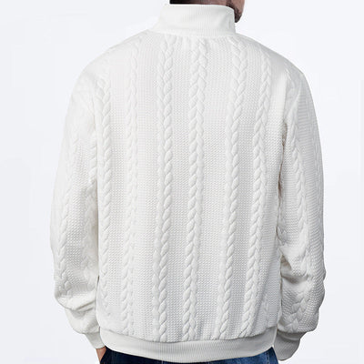 Pullover mit Viertelreißverschluss für Männer