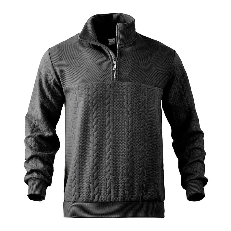 Pullover mit Viertelreißverschluss für Männer