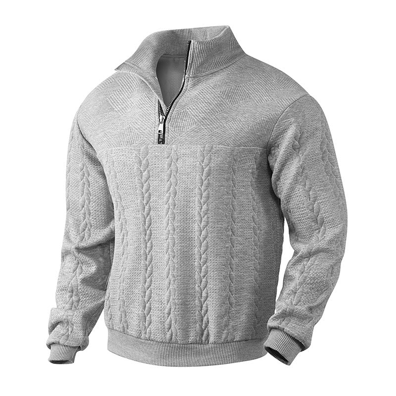 Pullover mit Viertelreißverschluss für Männer
