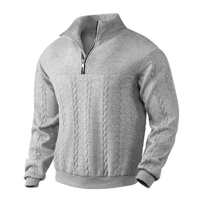 Pullover mit Viertelreißverschluss für Männer