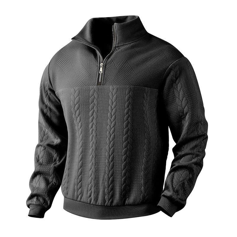 Pullover mit Viertelreißverschluss für Männer