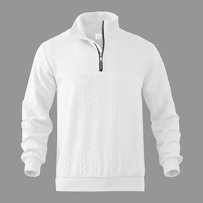 Pullover mit Viertelreißverschluss für Männer