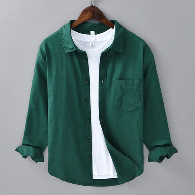 DETLEF - LOCKERES FREIZEITHEMD AUS LEINEN