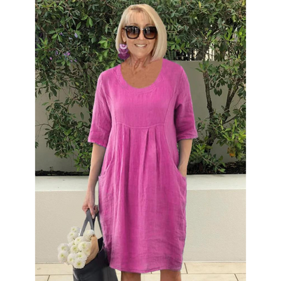 GABRIELLA I SOMMERKLEID MIT TASCHEN