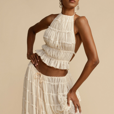 Jeanette - Set Top E Rock mit Halter