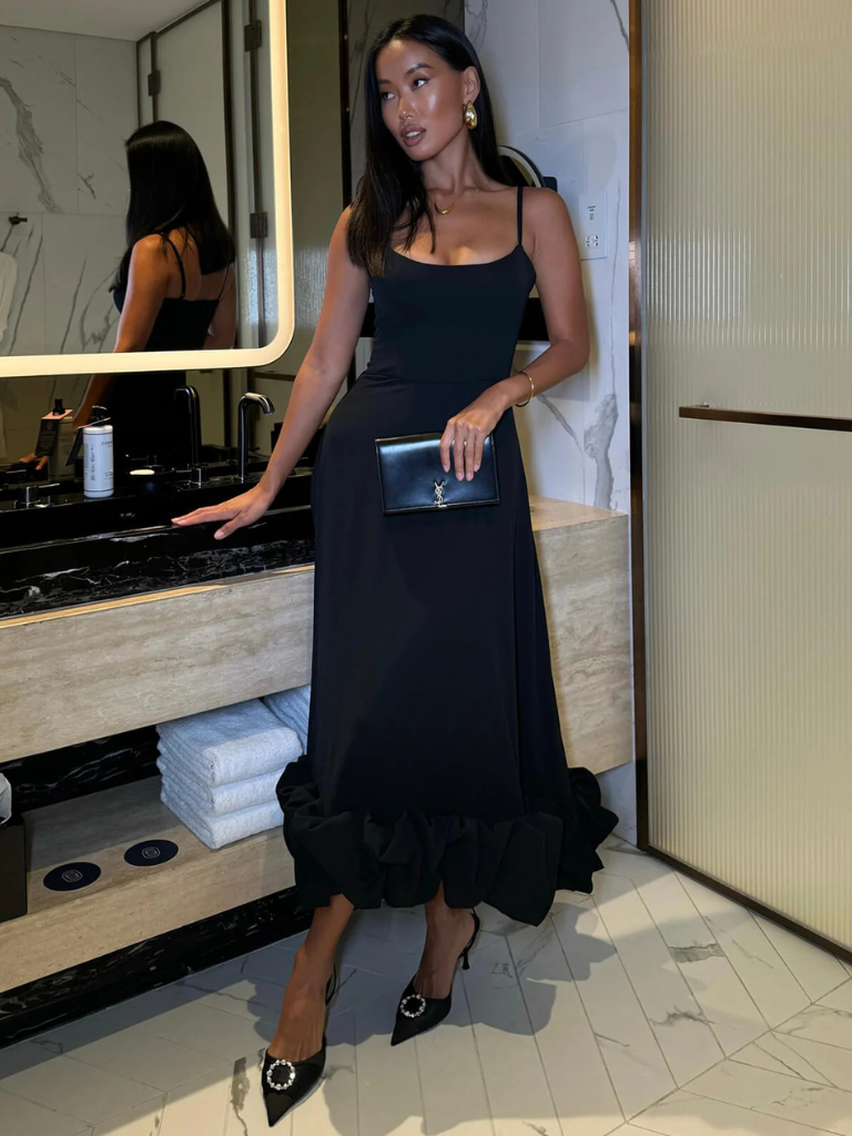 VIVIENNE RUFFLE DRESS