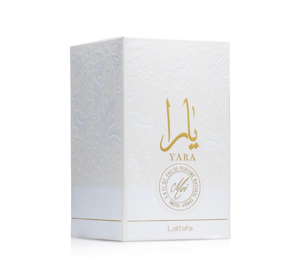 Yara Moi Eau de Parfum – Eleganz in Cremeweiß von Lattafa