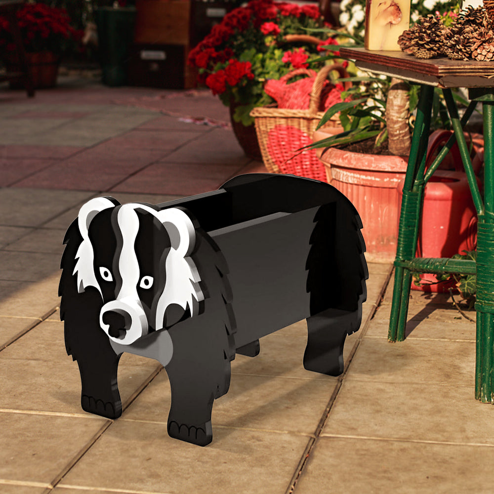 Europäischer Dachs Pflanzgefäß