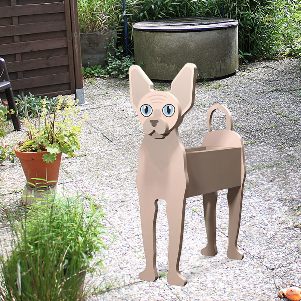 Sphynx Cat Flower Pot
