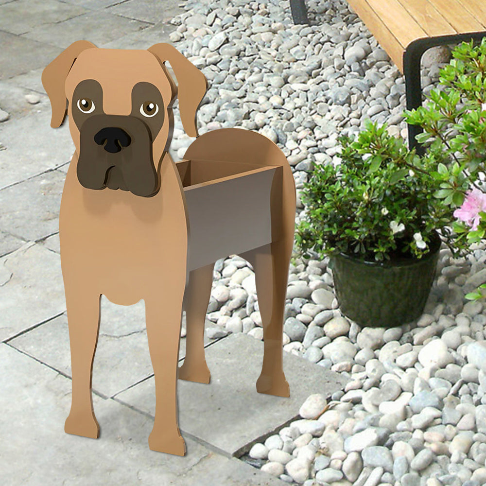Boxer Flower Pot