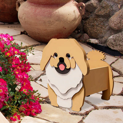 Pekingese Flower Pot