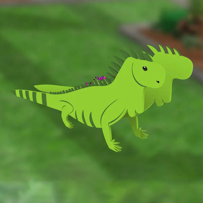 Lizard-Inspired Flower Pot