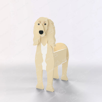 Saluki Dog Flower Pot