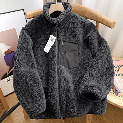 Warme Fleece Winterjacke für Herren