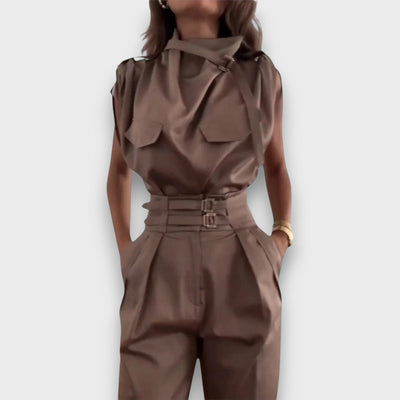 Sofia – Eleganter Einteiler mit Gürtel