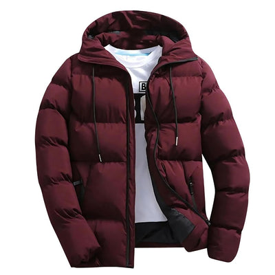 Casuales Puffer Winterjacke für Männer