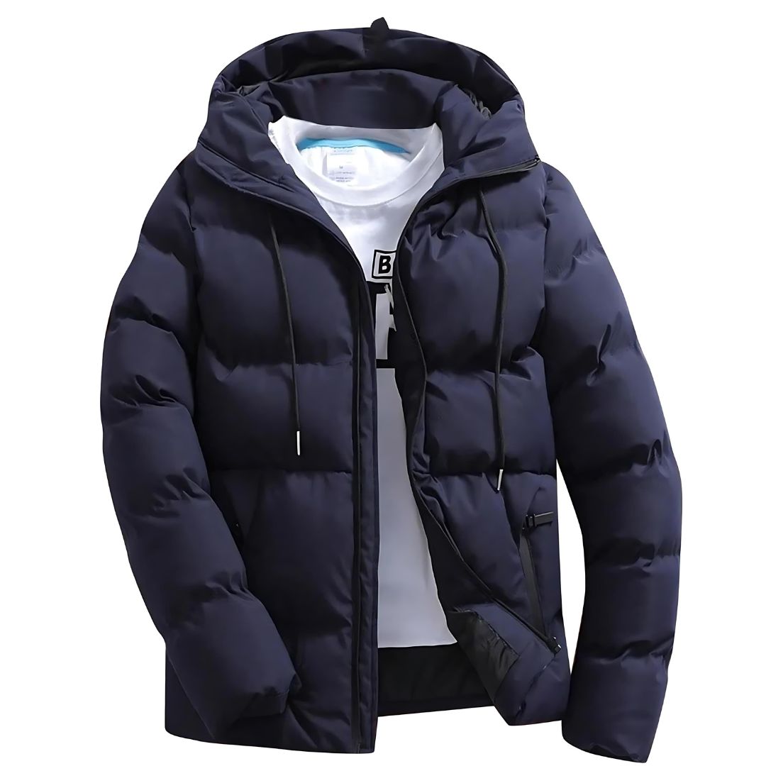 Casuales Puffer Winterjacke für Männer