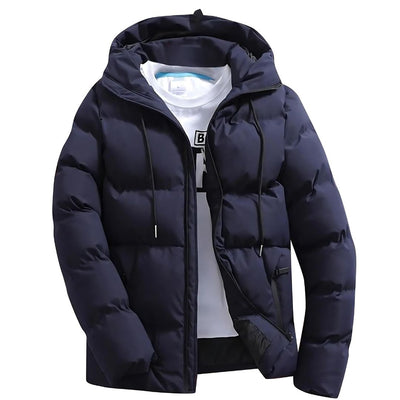 Casuales Puffer Winterjacke für Männer