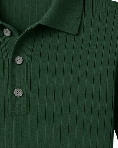 Donte - Kurzärmeliges Gestricktes Polo Hemd