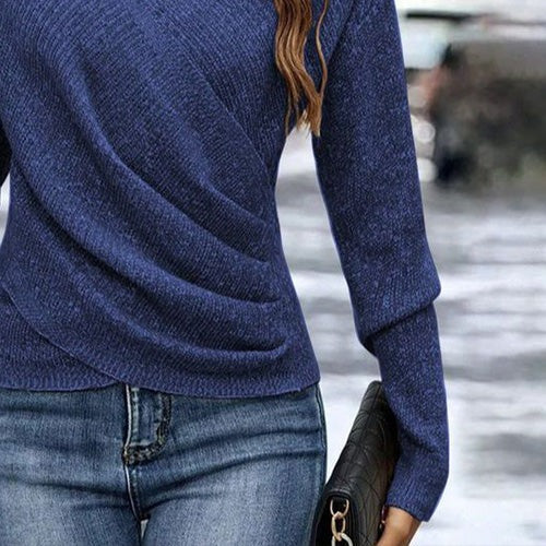 GESINE - WICKEL-PULLOVER AUS STRICK