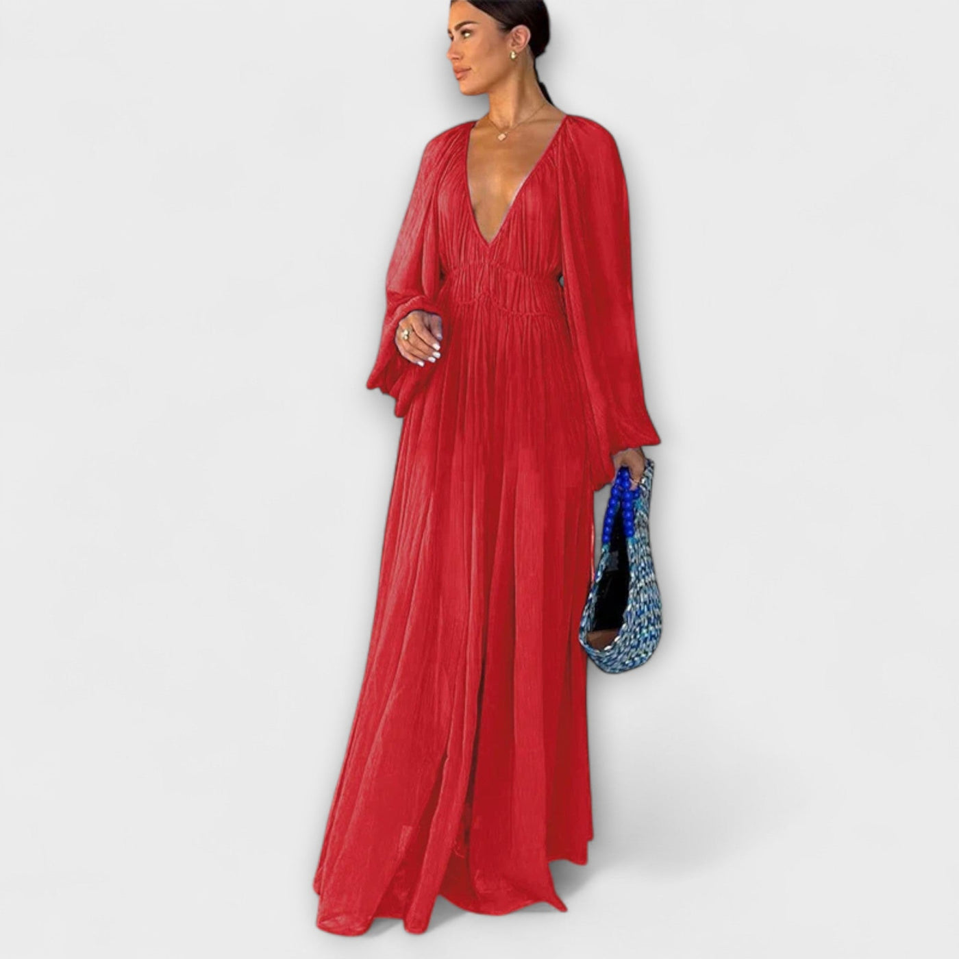 Marienna – Maxikleid mit kunstvollem Faltenfall