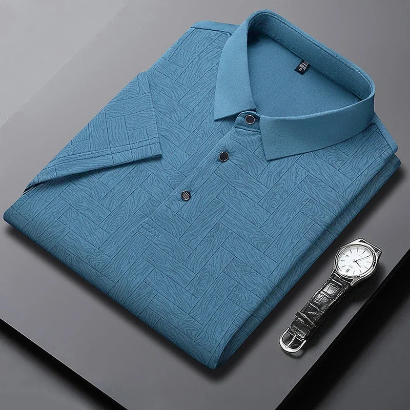 ROSSI ROMA | Luxus-Polo mit Muster