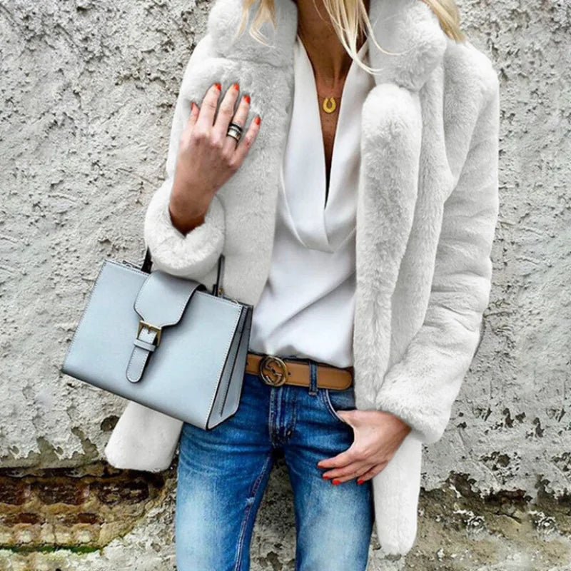 Mode Plüsch Winterjacke für Frauen