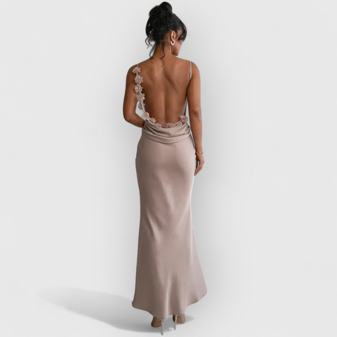 Romina | Romantisches Rückenfreies Kleid