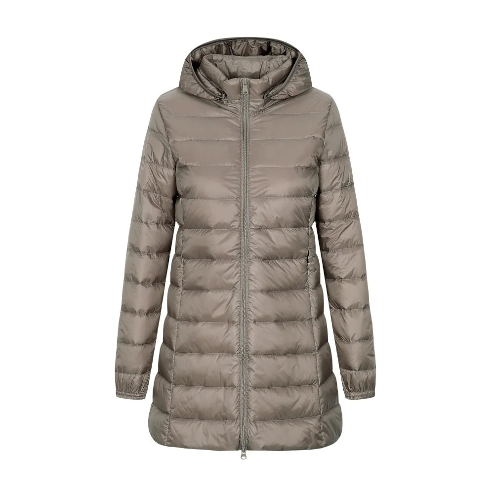 Damen Winter Daunen Jacke | Mit Kapuze