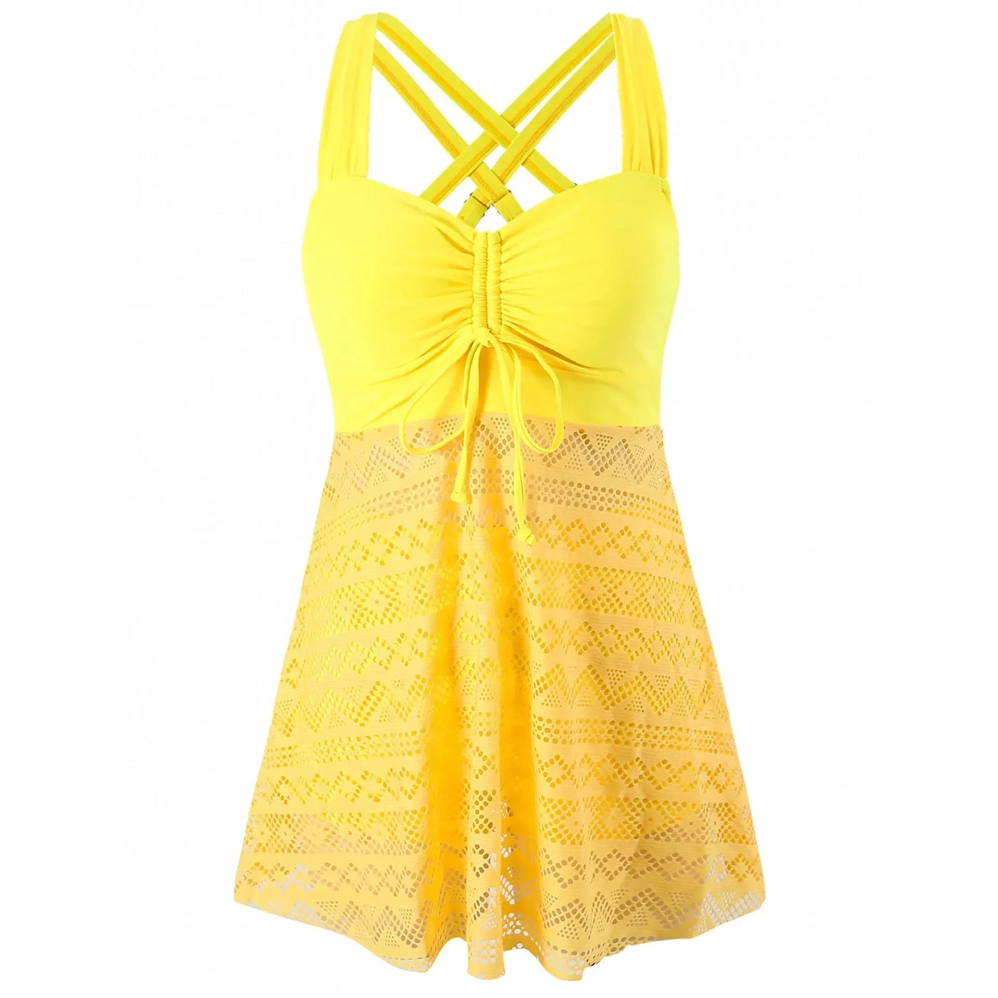 Loriane – Prämie Badeanzug Mit Spitzen Halter