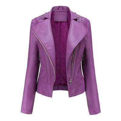 Heidi-Mode | Kurze Slim Lederjacke