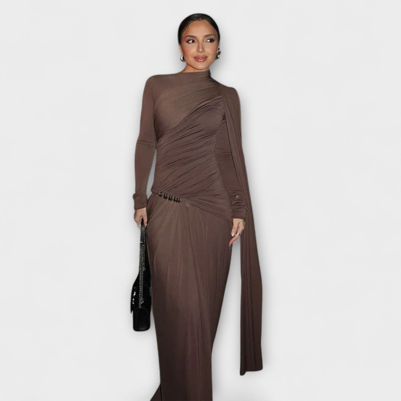 Turtleneck Long Dress