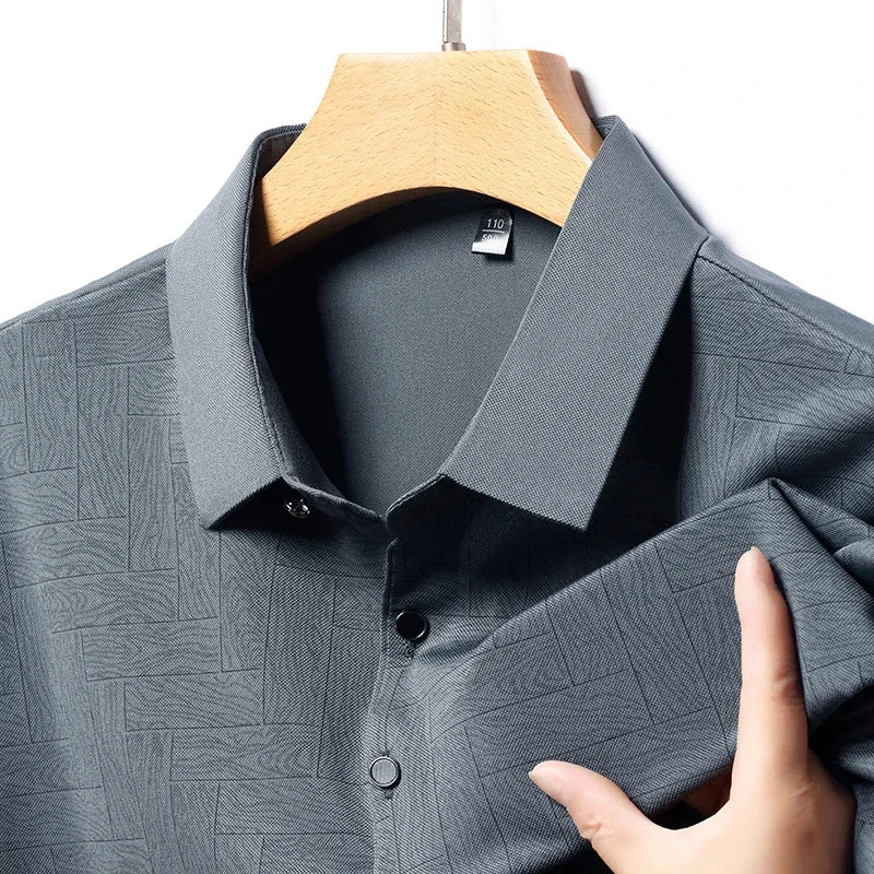 ROSSI ROMA | Luxus-Polo mit Muster