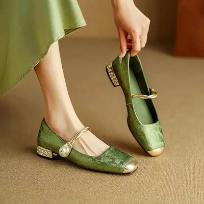 MARENNA | ELEGANTE FLACHE SCHUHE IM VINTAGE-LOOK