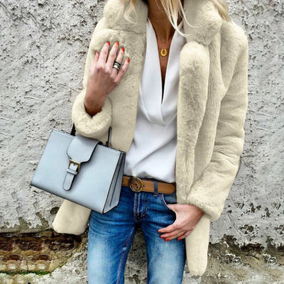 Mode Plüsch Winterjacke für Frauen