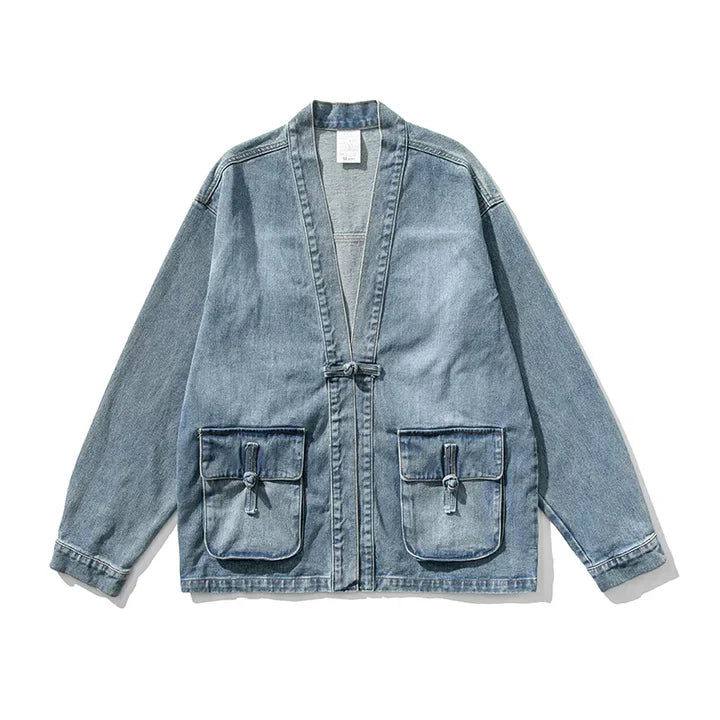 CECANIA - KIMONO-JACKE AUS DENIM