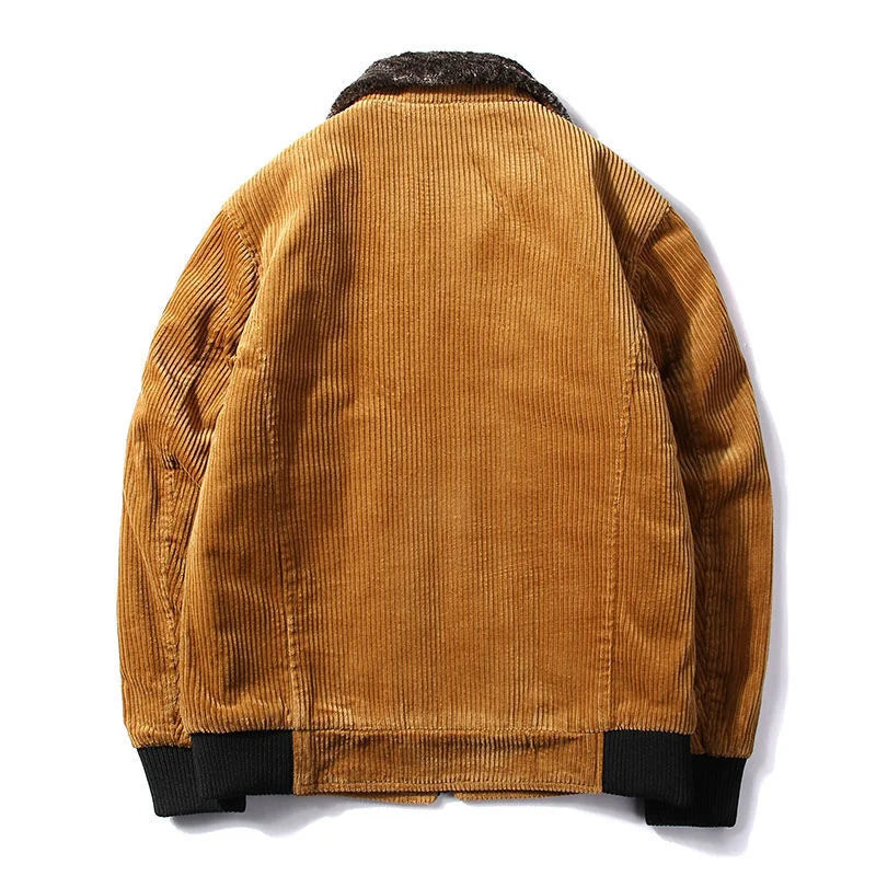 Kuschelige Fellwinterjacke für Männer