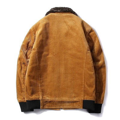 Kuschelige Fellwinterjacke für Männer