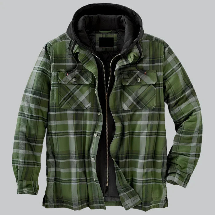Holzfällerjacke mit Kapuze für Männer