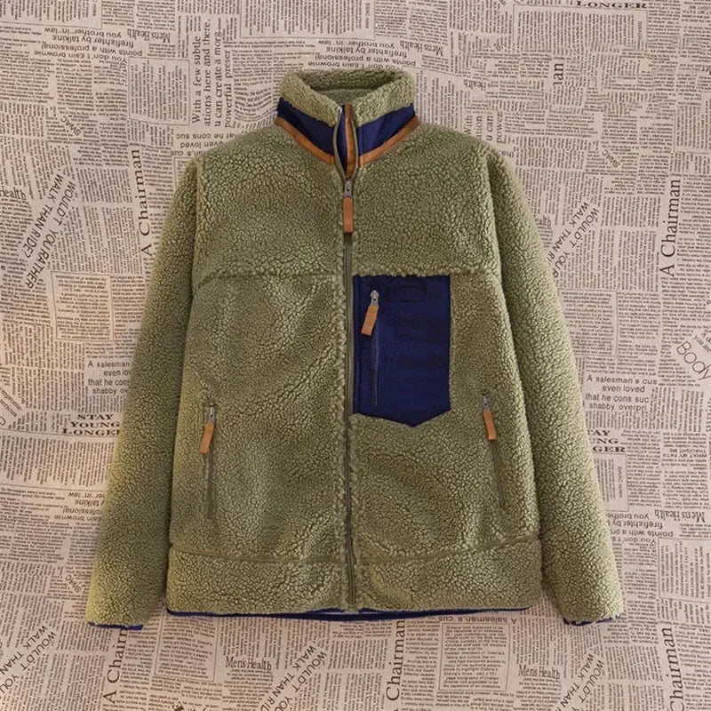 Rollkragen Winterjacke für Herren