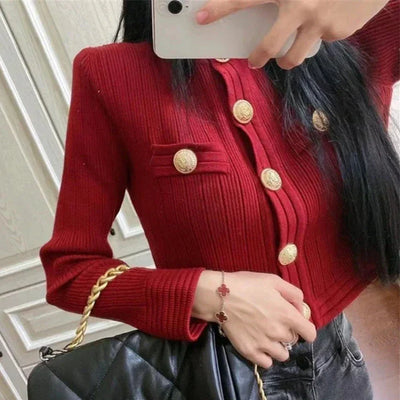 Elegante schöne Strickjacke für Frauen