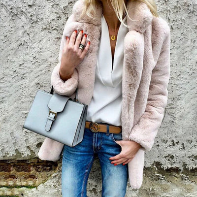Mode Plüsch Winterjacke für Frauen
