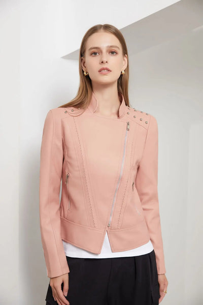 Heidi-Mode | Kurze Slim Lederjacke