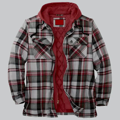 Holzfällerjacke mit Kapuze für Männer